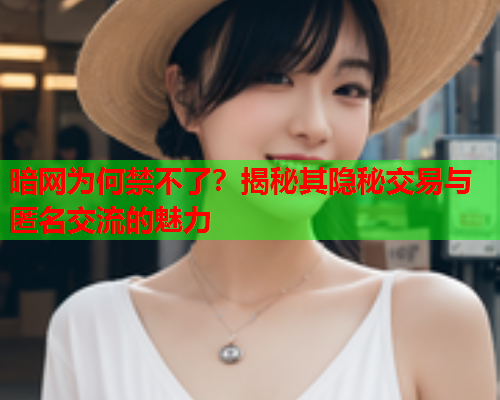 暗网为何禁不了？揭秘其隐秘交易与匿名交流的魅力