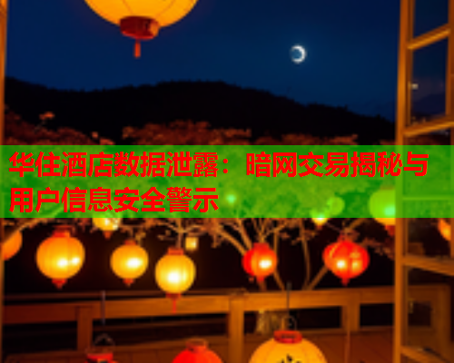 华住酒店数据泄露：暗网交易揭秘与用户信息安全警示