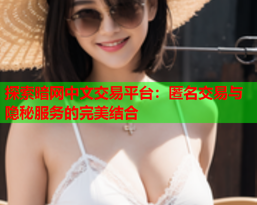 探索暗网中文交易平台：匿名交易与隐秘服务的完美结合