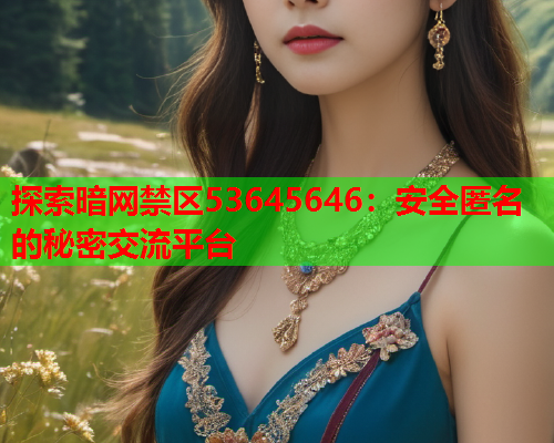 探索暗网禁区53645646：安全匿名的秘密交流平台