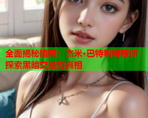 全面揭秘暗网：杰米·巴特利特带你探索黑暗交易的真相